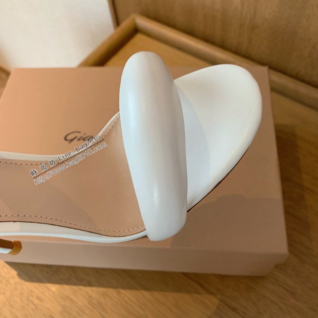 Gianvito Rossi專櫃款一字帶涼鞋 定制羊皮女士拖鞋 dx3600